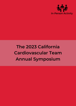 The 2023 California Cardiovascular Team Annual Symposium Banner